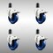 Service Caster 4 Inch 316SS Solid Poly Swivel 1-1/2 Inch Expanding Stem Caster Set Lock Brake SCC-SS316TTLEX20S414-SPUS-112-4 - alternate 4